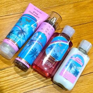 NWT Bath & Body Works Pink Cashmere 4 Piece Set